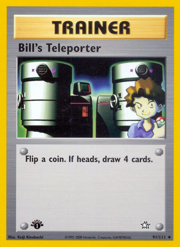 Bill's Teleporter (91/111) [Neo Genesis 1st Edition] | GnG Games