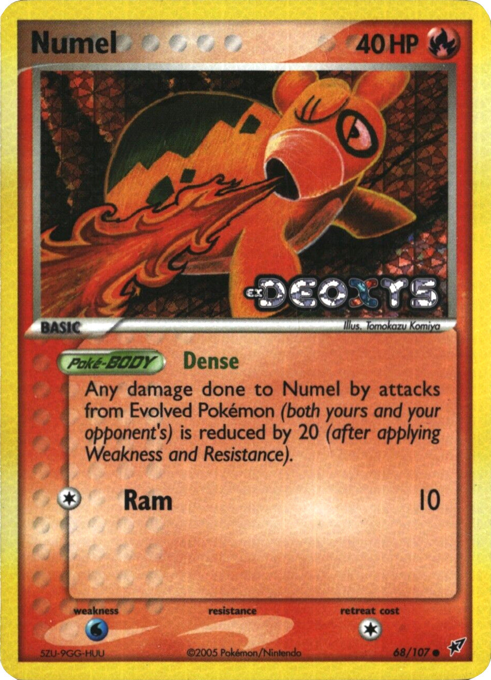 Numel (68/107) (Stamped) [EX: Deoxys] | GnG Games