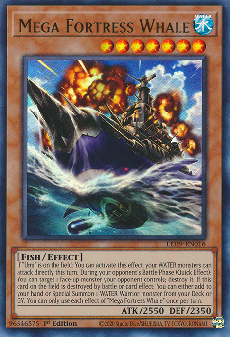 Mega Fortress Whale [LED9-EN016] Ultra Rare | GnG Games