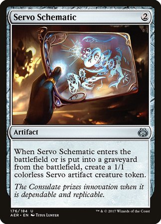 Servo Schematic [Aether Revolt] | GnG Games