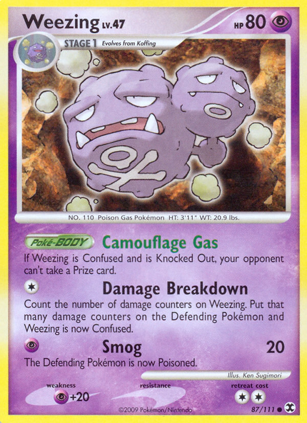 Weezing (87/111) [Platinum: Rising Rivals] | GnG Games