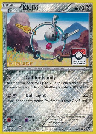 Klefki (66/119) (League Promo 1st Place) [XY: Phantom Forces] | GnG Games