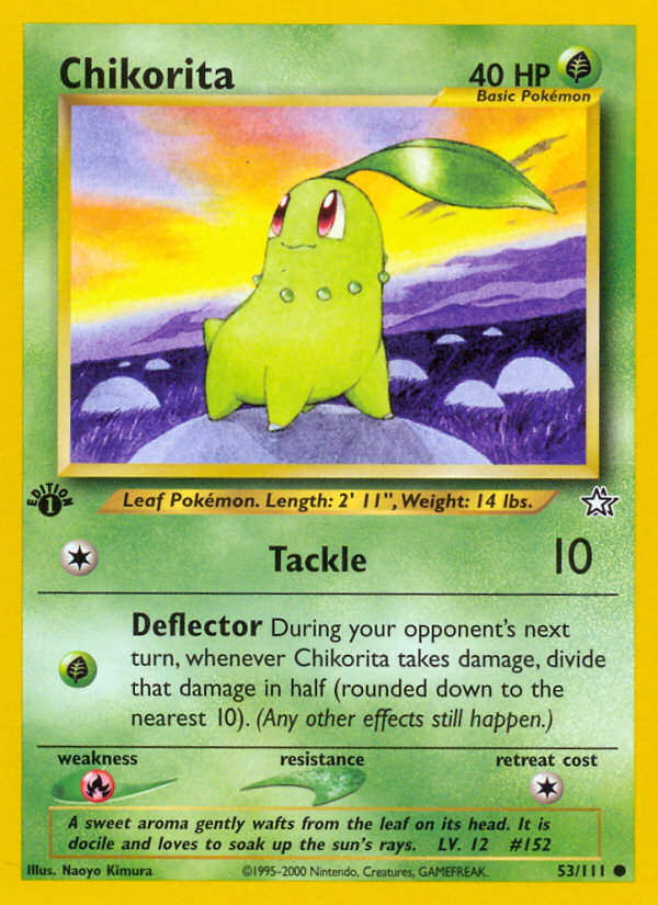 Chikorita (53/111) [Neo Genesis 1st Edition] | GnG Games