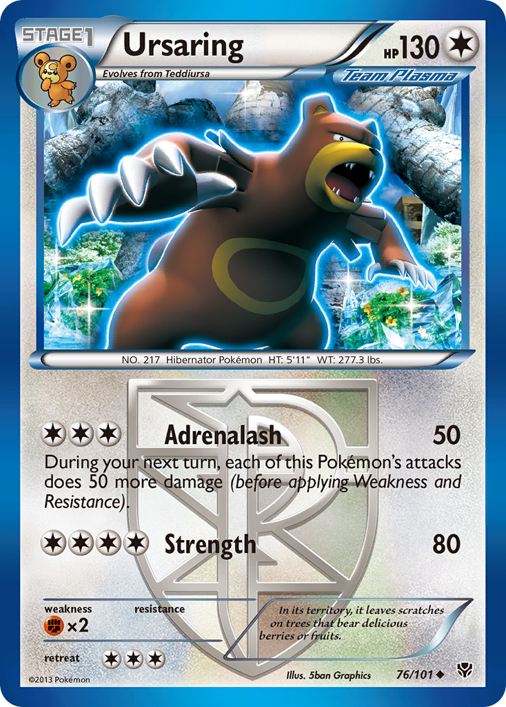 Ursaring (76/101) [Black & White: Plasma Blast] | GnG Games