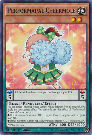 Performapal Cheermole [MP15-EN126] Rare | GnG Games