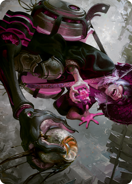Undercity Scrounger Art Card [Kamigawa: Neon Dynasty Art Series] | GnG Games