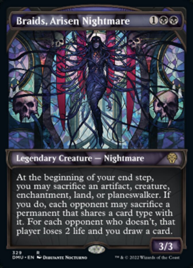 Braids, Arisen Nightmare (Showcase Textured) [Dominaria United] | GnG Games