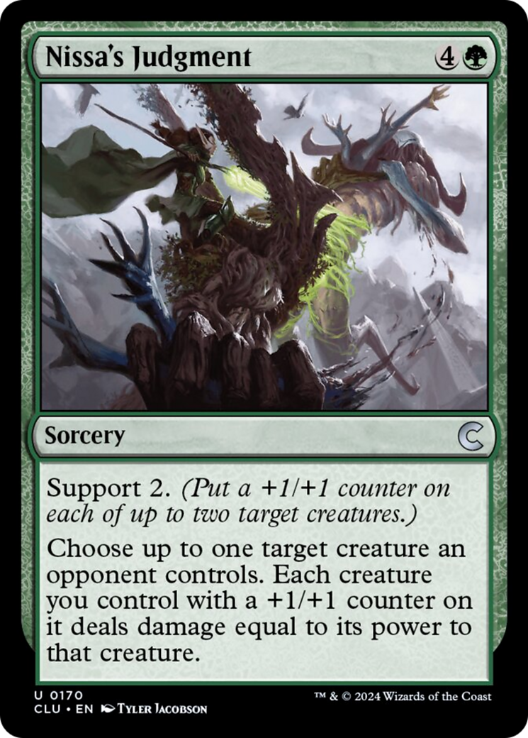 Nissa's Judgment [Ravnica: Clue Edition] | GnG Games