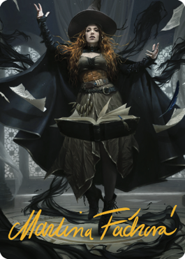 Tasha, the Witch Queen Art Card (41) (Gold-Stamped Signature) [Commander Legends: Battle for Baldur's Gate Art Series] | GnG Games