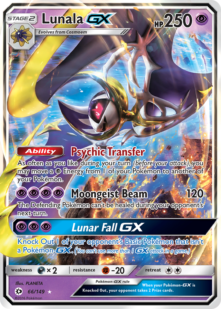 Lunala GX (66/149) [Sun & Moon: Base Set] | GnG Games