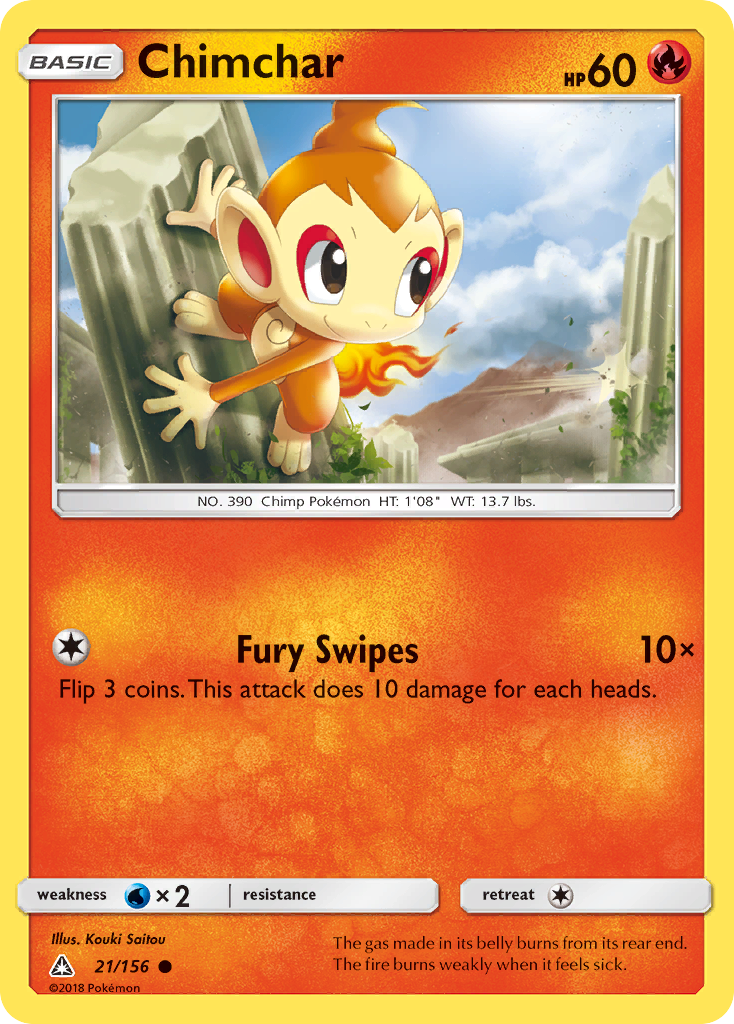 Chimchar (21/156) [Sun & Moon: Ultra Prism] | GnG Games