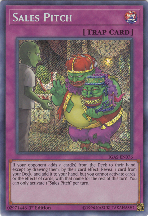 Sales Pitch [IGAS-EN076] Secret Rare | GnG Games