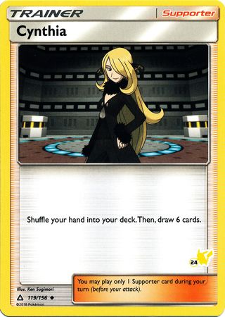 Cynthia (119/156) (Pikachu Stamp #24) [Battle Academy 2020] | GnG Games