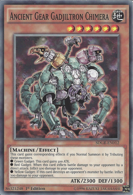 Ancient Gear Gadjiltron Chimera [SDGR-EN012] Common | GnG Games