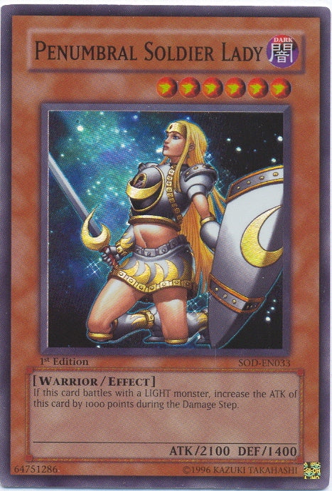 Penumbral Soldier Lady [SOD-EN033] Super Rare | GnG Games