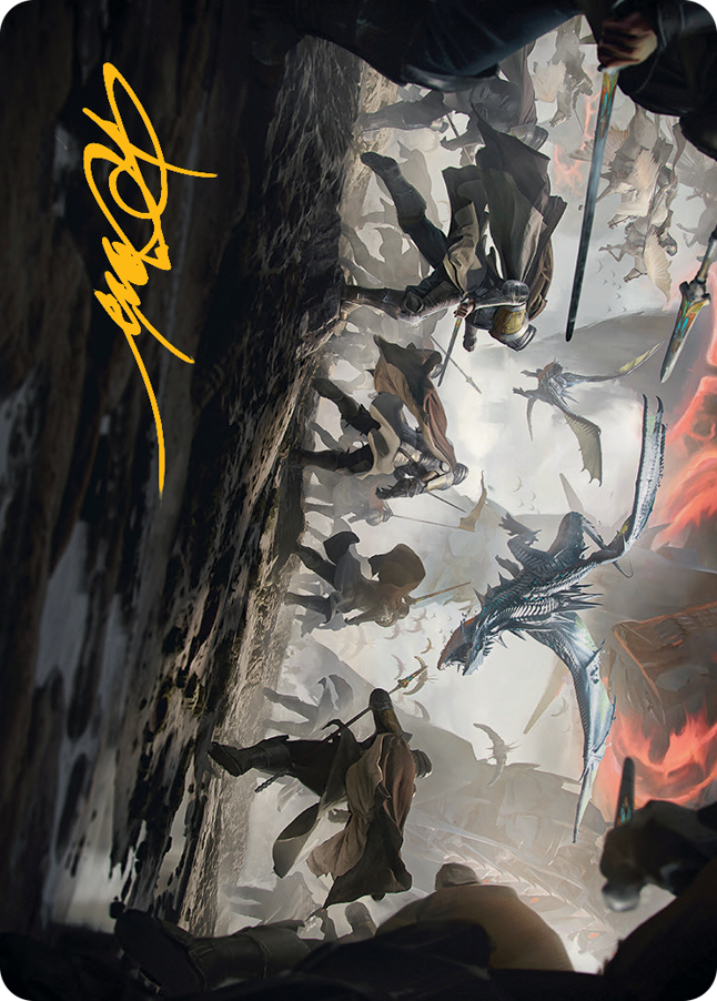 Invasion of Dominaria Art Card (Gold-Stamped Signature) [March of the Machine Art Series] | GnG Games