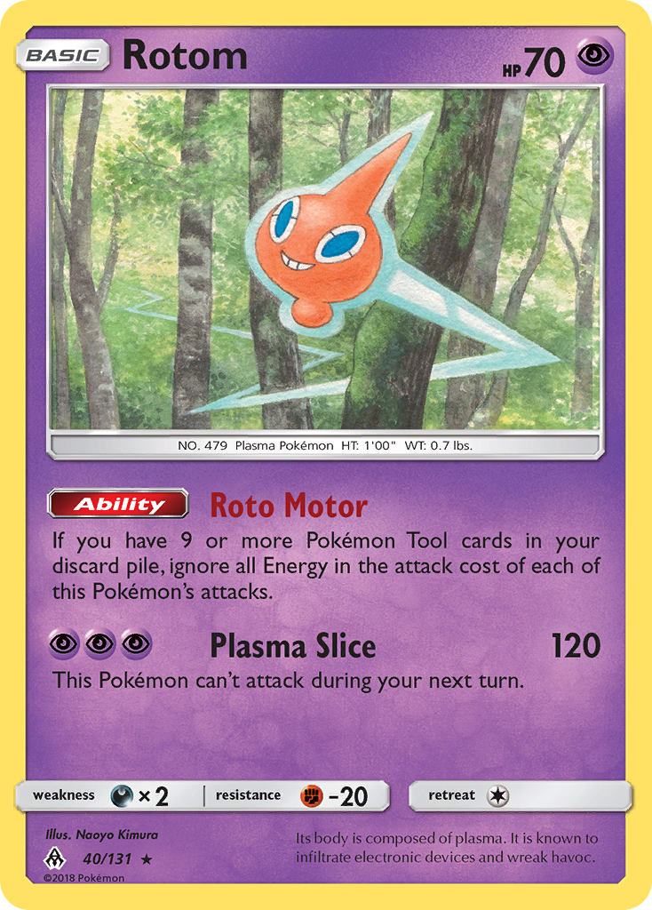 Rotom (40/131) [Sun & Moon: Forbidden Light] | GnG Games