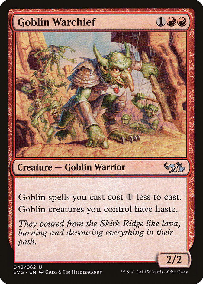 Goblin Warchief (Elves vs. Goblins) [Duel Decks Anthology] | GnG Games