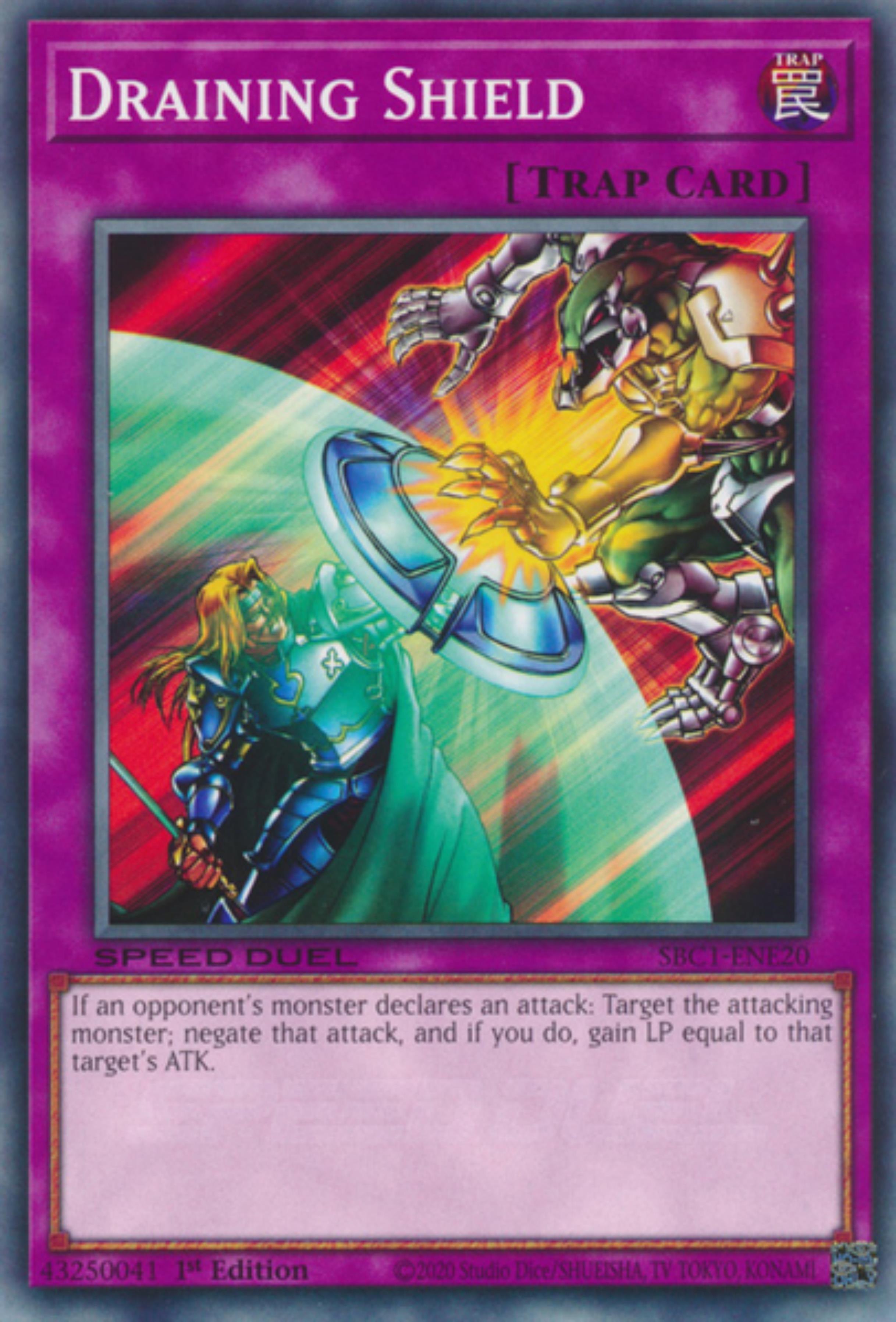 Draining Shield [SBC1-ENE20] Common | GnG Games