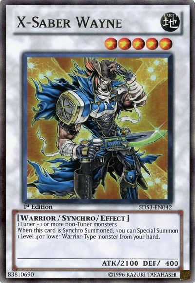 X-Saber Wayne [5DS3-EN042] Super Rare | GnG Games