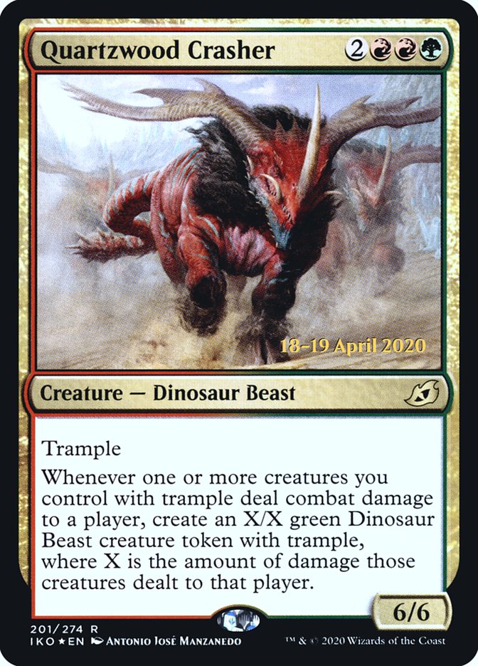 Quartzwood Crasher  [Ikoria: Lair of Behemoths Prerelease Promos] | GnG Games