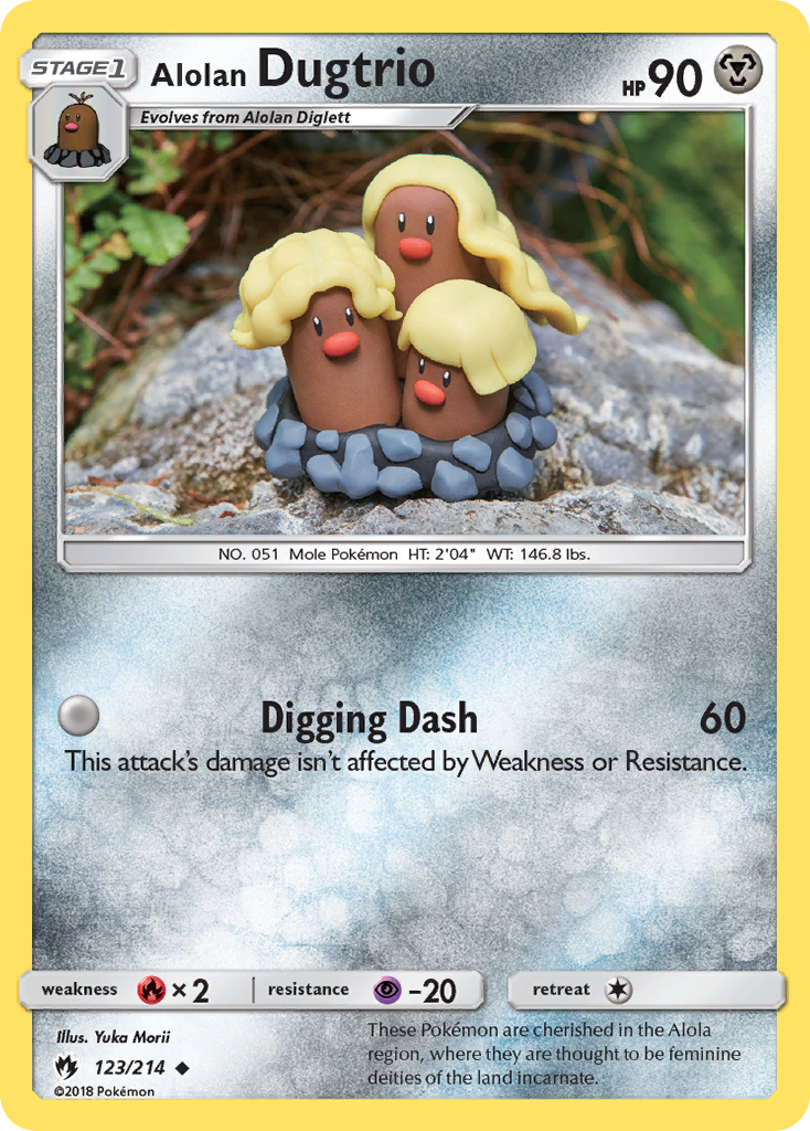 Alolan Dugtrio (123/214) [Sun & Moon: Lost Thunder] | GnG Games