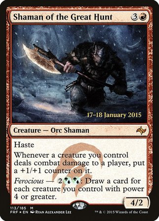 Shaman of the Great Hunt [Fate Reforged Promos] | GnG Games