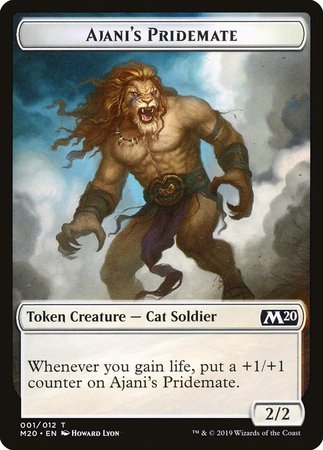 Ajani's Pridemate Token [Core Set 2020 Tokens] | GnG Games