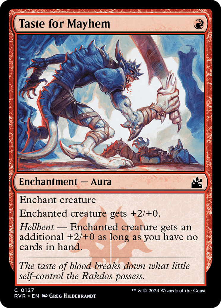 Taste for Mayhem [Ravnica Remastered] | GnG Games
