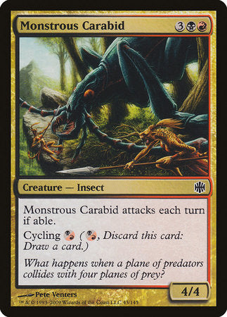 Monstrous Carabid [Alara Reborn] | GnG Games