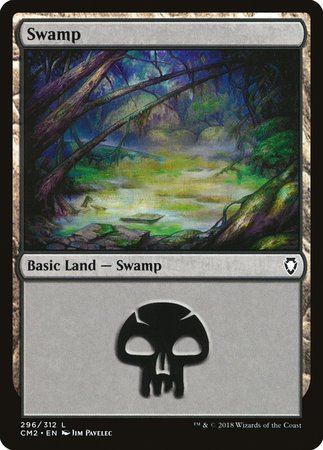 Swamp (296) [Commander Anthology Volume II] | GnG Games