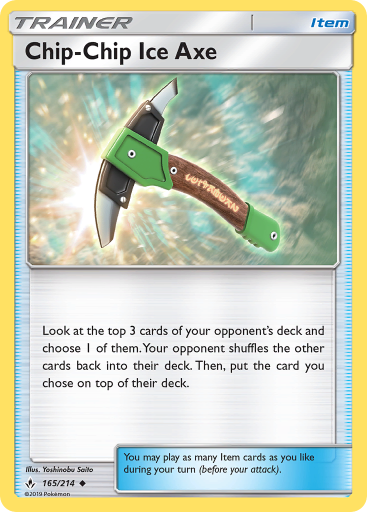 Chip-Chip Ice Axe (165/214) [Sun & Moon: Unbroken Bonds] | GnG Games