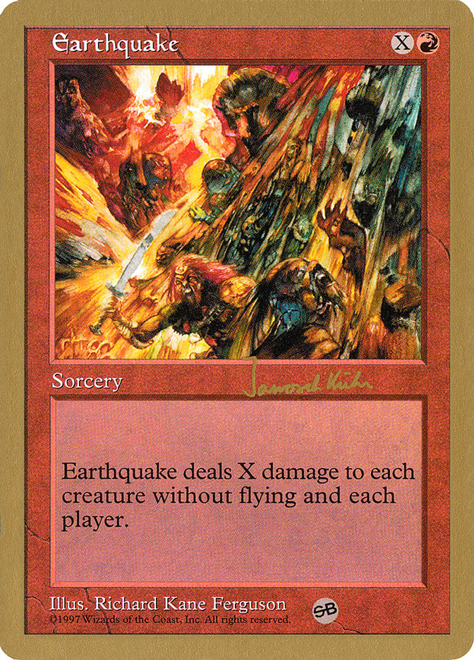 Earthquake (Janosch Kuhn) (SB) [World Championship Decks 1997] | GnG Games