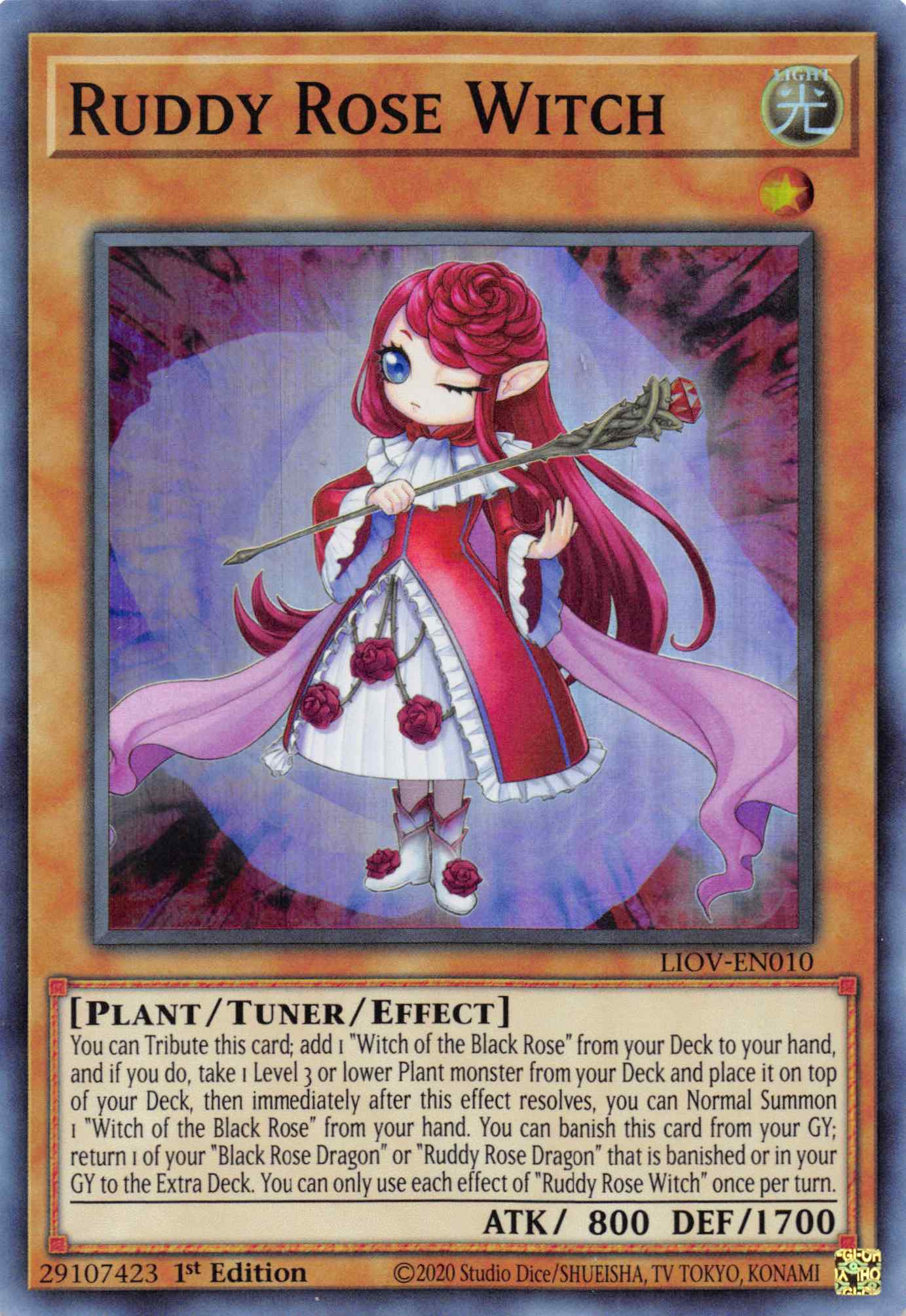 Ruddy Rose Witch [LIOV-EN010] Super Rare | GnG Games