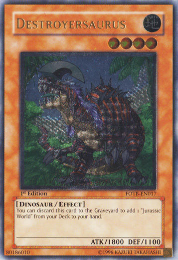 Destroyersaurus (UTR) [FOTB-EN017] Ultimate Rare | GnG Games