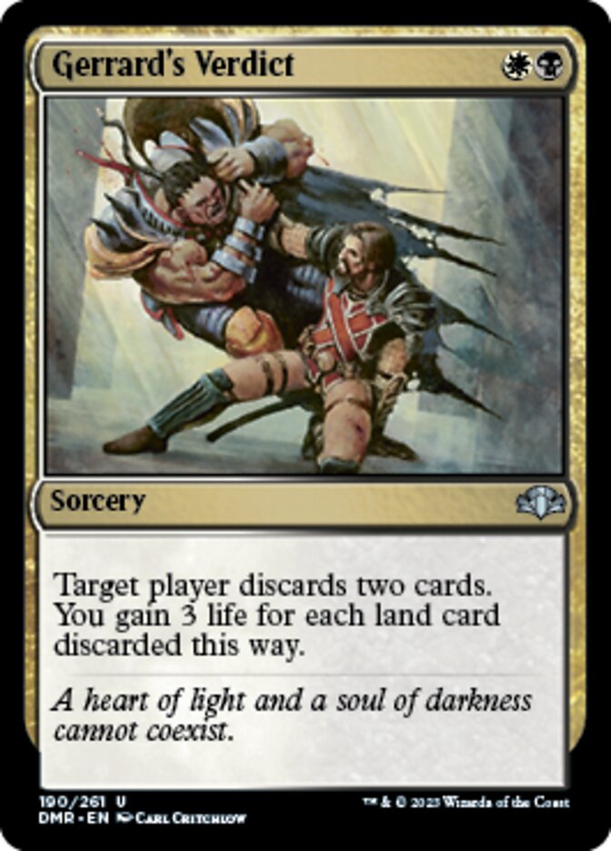 Gerrard's Verdict [Dominaria Remastered] | GnG Games