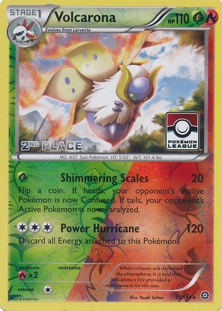 Volcarona (15/114) (League Promo 2nd Place) [XY: Steam Siege] | GnG Games