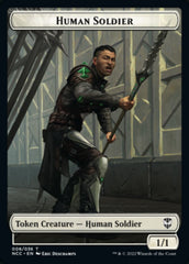 Eldrazi // Human Soldier Double-sided Token [Streets of New Capenna Commander Tokens] | GnG Games