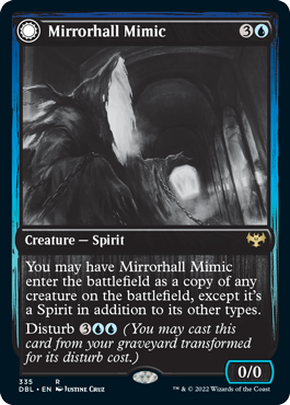 Mirrorhall Mimic // Ghastly Mimicry [Innistrad: Double Feature] | GnG Games