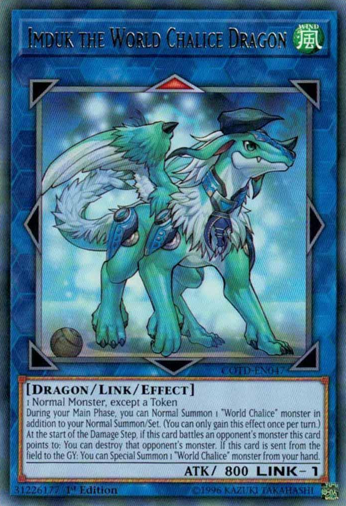 Imduk the World Chalice Dragon [COTD-EN047] Rare | GnG Games