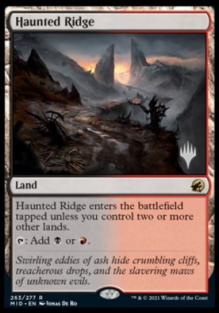 Haunted Ridge (Promo Pack) [Innistrad: Midnight Hunt Promos] | GnG Games