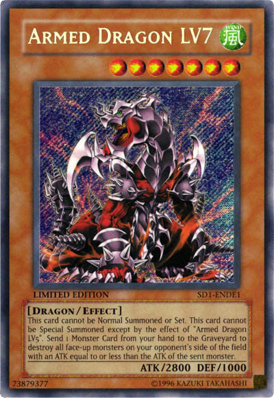 Armed Dragon Lv7 [SD1-ENDE1] Secret Rare | GnG Games