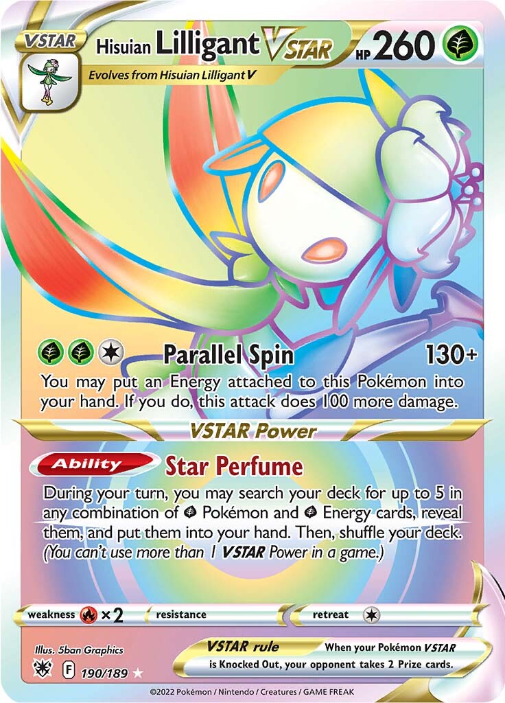 Hisuian Lilligant VSTAR (190/189) [Sword & Shield: Astral Radiance] | GnG Games