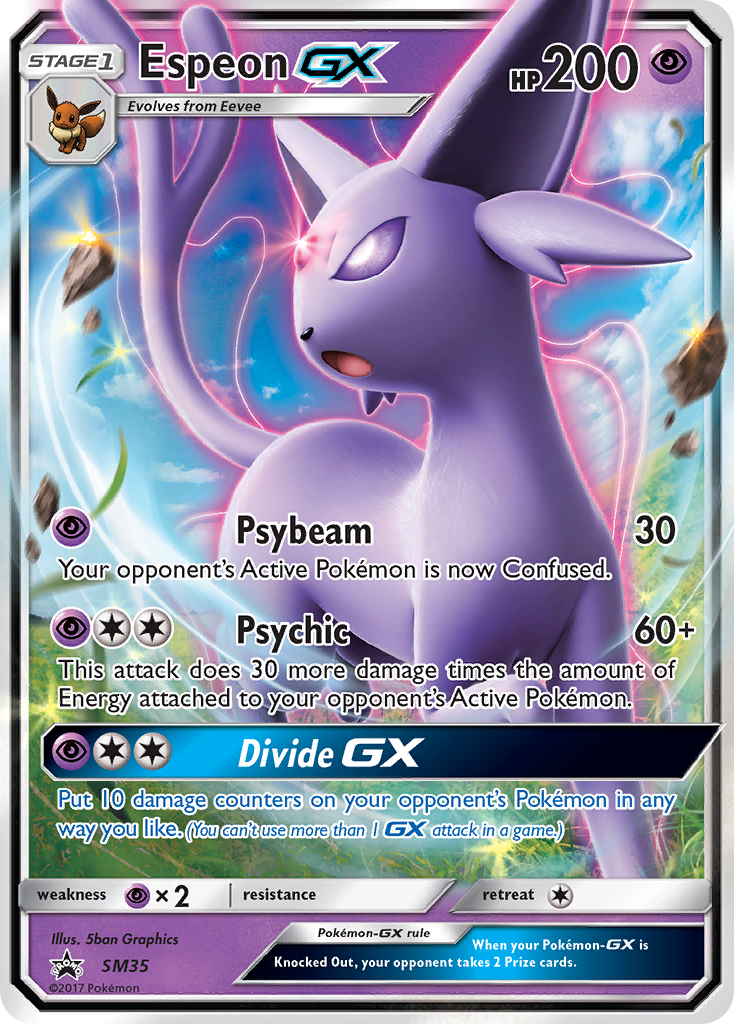 Espeon GX (SM35) [Sun & Moon: Black Star Promos] | GnG Games