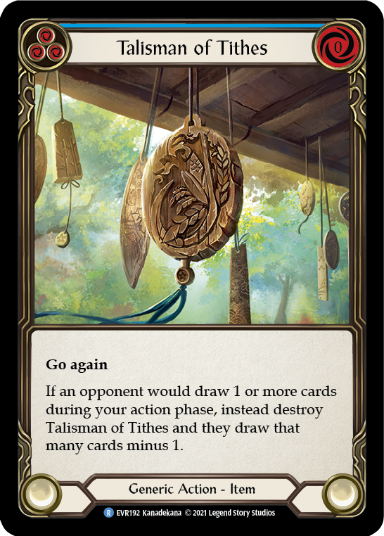 Talisman of Tithes [EVR192] (Everfest)  1st Edition Cold Foil | GnG Games