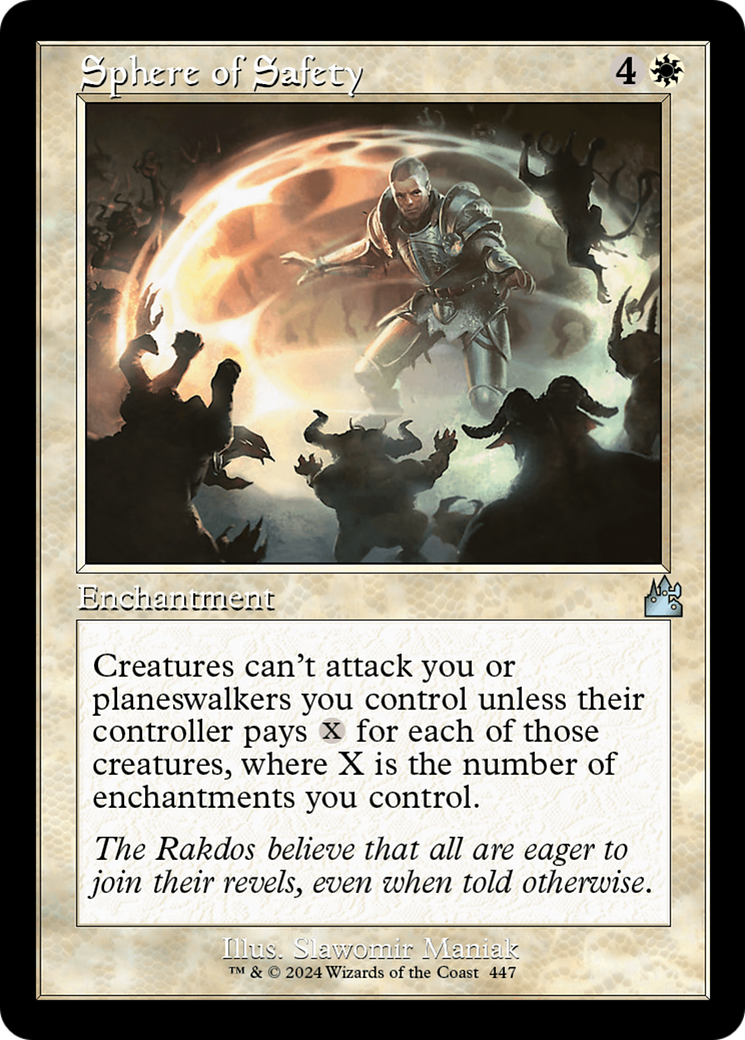 Sphere of Safety (Retro Frame) [Ravnica Remastered] | GnG Games