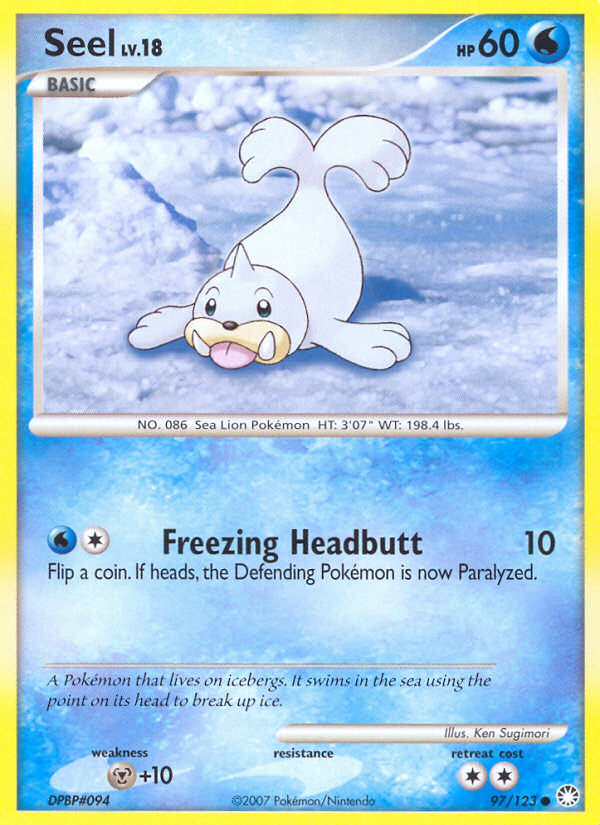 Seel (97/123) [Diamond & Pearl: Mysterious Treasures] | GnG Games