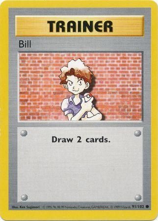 Bill (91/102) [Base Set Shadowless Unlimited] | GnG Games