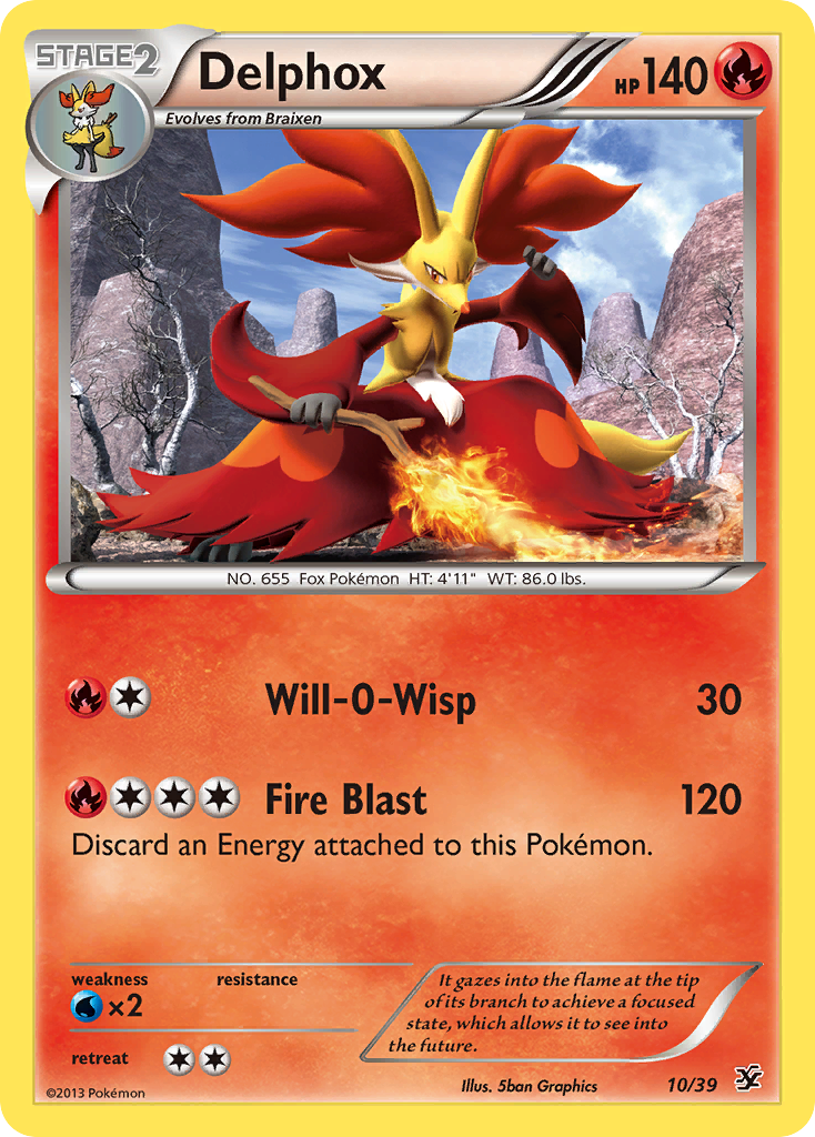 Delphox (10/39) [XY: Kalos Starter Set] | GnG Games