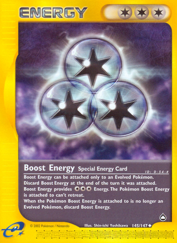 Boost Energy (145/147) [Aquapolis] | GnG Games